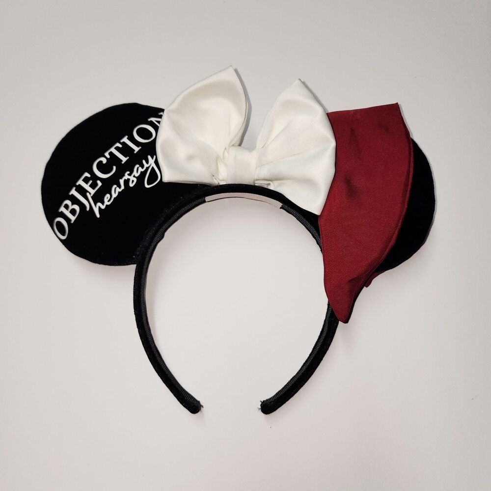 Disneyland Soarin Over Main Street Minnie Mouse Ears Objection Hearsay NWOT